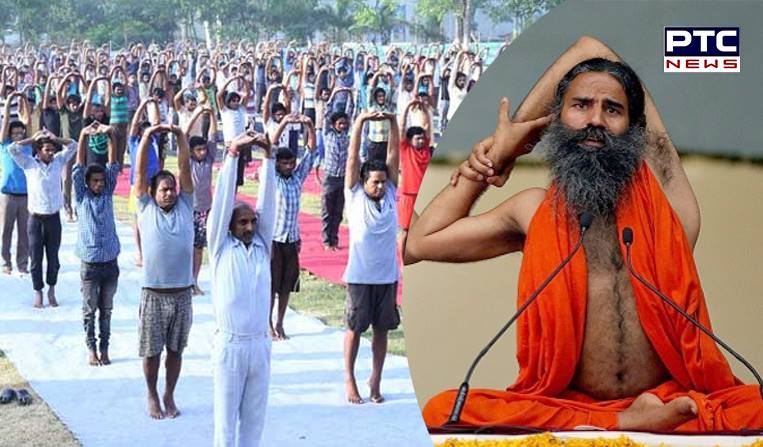 Baba Ramdev conducts yoga session in Tihar Jail