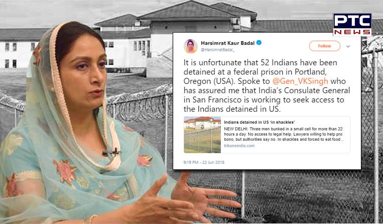 India’s Consulate General working to get access to Indians detained in US: Harsimrat Badal