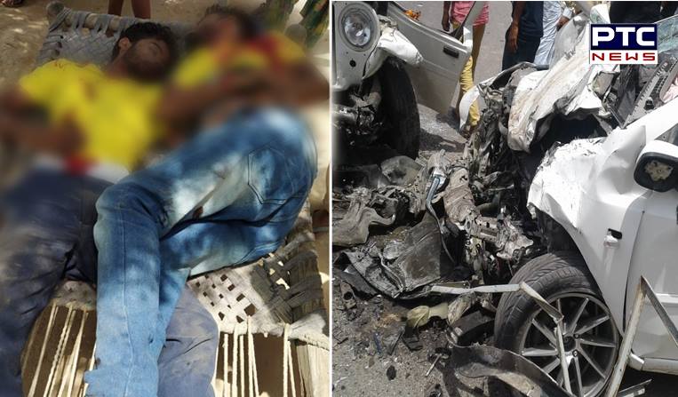 3 dead, 2 seriously injured in a road accident on Bathinda Badal Road