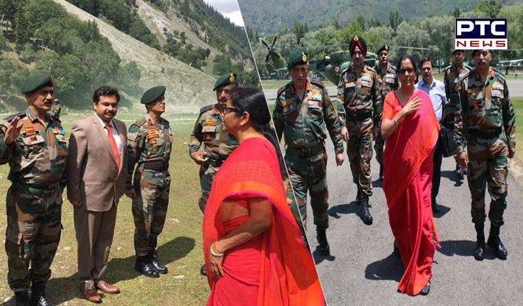 Defence Minister Nirmala Sitharaman visits Jammu and Kashmir for security review