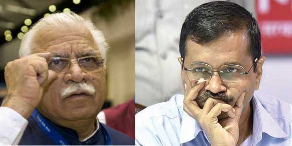 Withdraw cases, get additional water supply: Khattar to Kejriwal