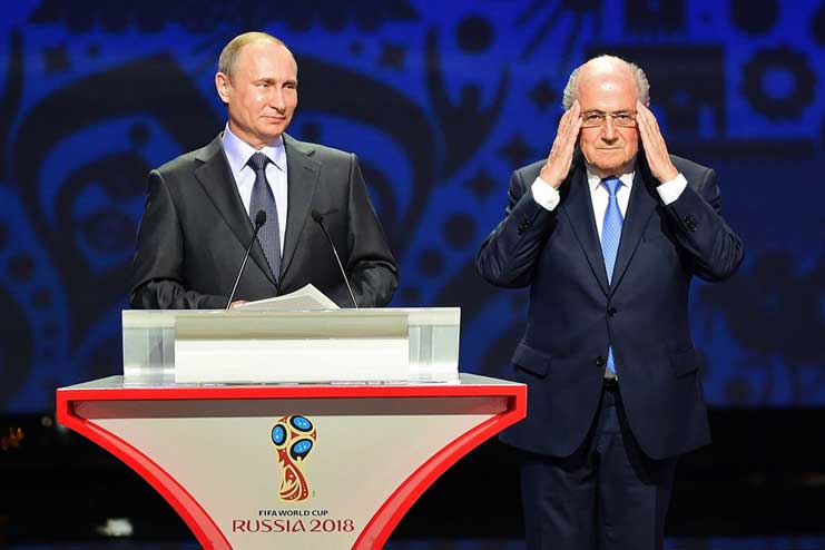 FIFA World Cup 2018: Former FIFA boss Blatter revels in visit to Putin