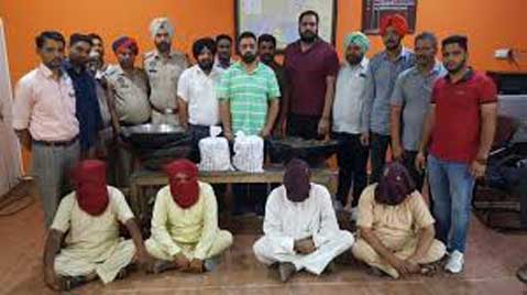 Punjab police bust international drug racket, 4 arrested