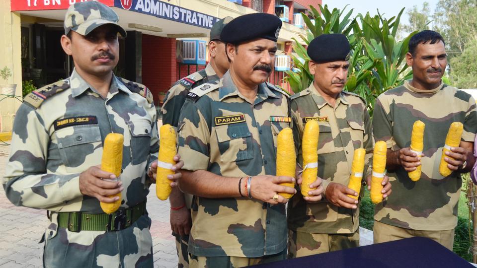 4kg heroin recovered from Indo-Pak border in Amritsar