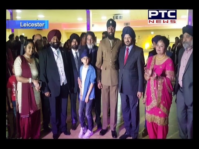 Grand Welcome in Leicester of Gaurdsman Charanpreet Singh Lal