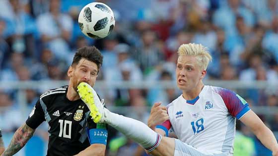 FIFA World Cup 2018 : Debutants Iceland hold Argentina to 1-1 draw