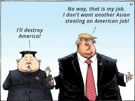 Shashi Tharoor tweets a hilarious cartoon on Trump-Kim meet