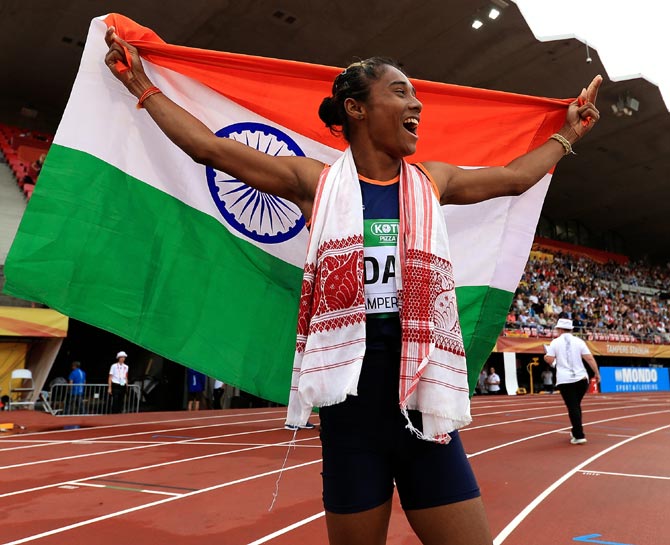 Hima Das scripts history, becomes first woman to win gold in World Jr Athletics C'ships