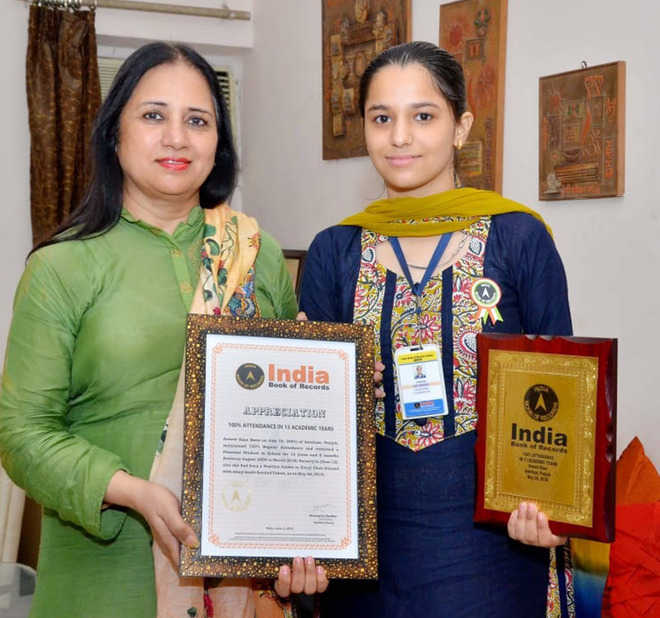 Full attendance at school for 13 years! Amritsar girl makes way to India Book of Records