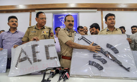 AK-56 seized from Dawood gang member's house, wife arrested