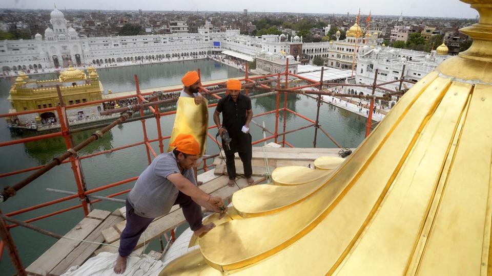Domes Of Four Entrances At Golden Temple To Be Plated With 160-kg Gold