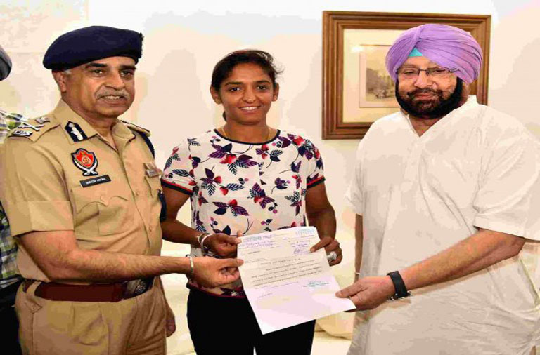 Good news for cricketer Harmanpreet, government will not demote her to constable rank