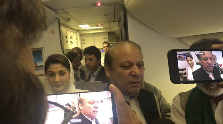 Sharif, daughter arrested in graft case, flown to Islamabad