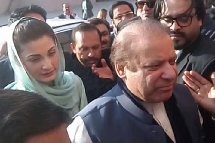 Sharif, his daughter to remain in jail until elections as court adjourns hearing on their appeals