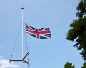 Union Jack ,US Flag Flies At Half-Mast As Tribute To Atal Bihari Vajpayee