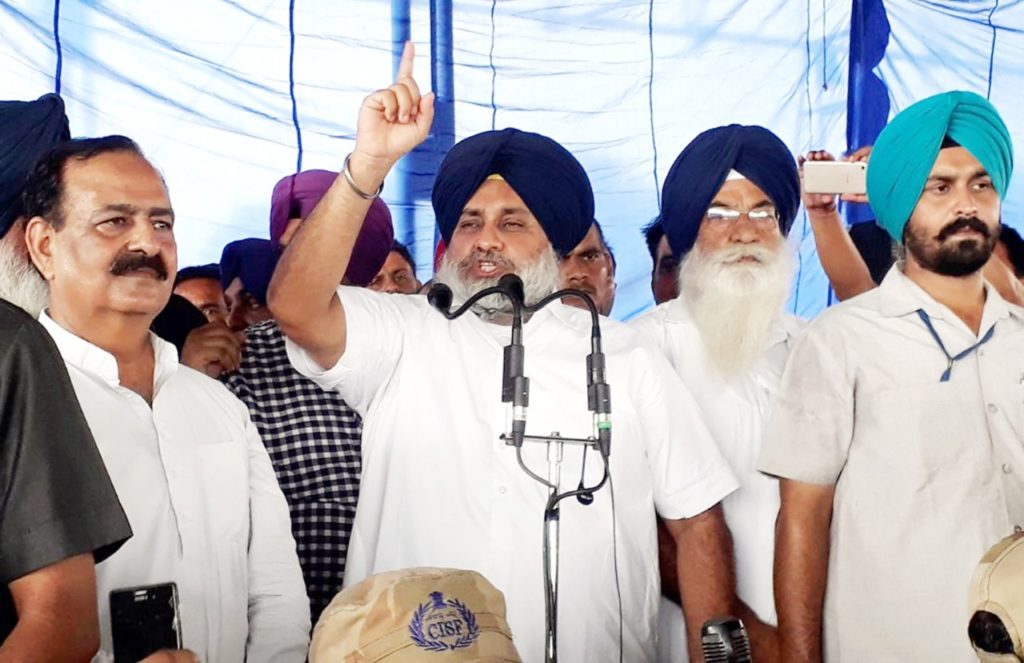 Sukhbir Roars In Jakhar's Den: SAD Is The Strongest Weapon To Defend ‘Panth And Punjab’ Against Anti Sikh Cong