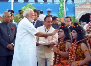 PM Modi attends Dussehra celebrations