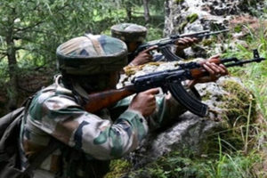 Jammu and Kashmir Badgam security forces 2 terrorist piles