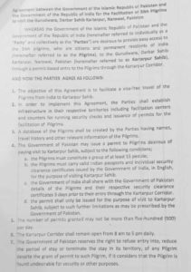 kartarpur Sahib corridor pakistan Government Ready Manuscript Leak
