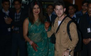 Priyanka Chopra And Nick Jonas After marriage Arrived Delhi