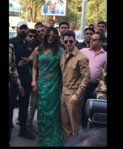 Priyanka Chopra And Nick Jonas After marriage Arrived Delhi 
