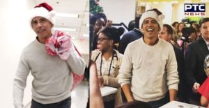 Watch: Former US President Barack Obama turns Santa for Christmas
