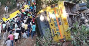 35 school children injured in Bus accident in Himachal Pradesh