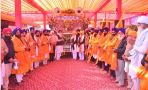 Shabad Guru Yatra Gurdwara Baba Deep Singh Ji Pahuwind next stage Depart