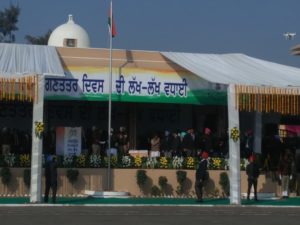 Patiala Chief Minister Capt. Amarinder Singh Hoarse national flag