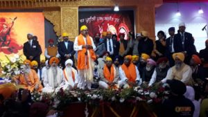 Bihar Chief Minister Nitish Kumar pays obeisance at Patna Sahib in special Gurmat program on birthday of Guru Gobind Singh ji
