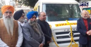 Shiromani Akali Dal Rajya Sabha MP Naresh Gujral donates five ambulances to civil hospital in Jalandhar