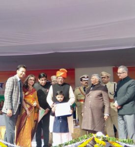 Haryana Governor felicitated Wonder Boy From Panchkula