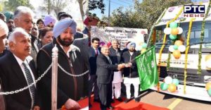 Captain Amarinder Singh flags off 70 IEC vans under Tandarust Punjab Sehat Muhim to boost rural health outreach