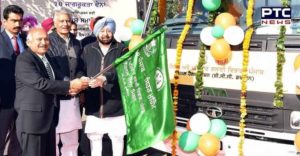 Captain Amarinder Singh flags off 70 IEC vans under Tandarust Punjab Sehat Muhim to boost rural health outreach