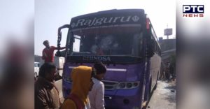 Ludhiana Dhaba Lohra Road bus Accident bus Children Death