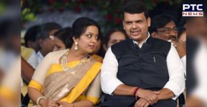 Maharashtra CM Devendra Fadnavis Wife Amarmuta Fadnavis Video Viral