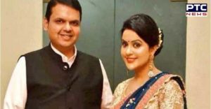 Maharashtra CM Devendra Fadnavis Wife Amarmuta Fadnavis Video Viral