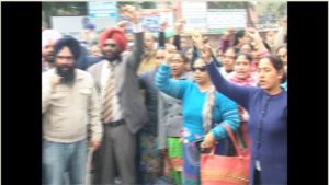Fatehgarh Sahib Chief Minister Capt. Amarinder Singh Against Teachers Protest
