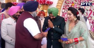 AAP MLA Baljinder Kaur Wedding reception party Reached Sukhbir Badal And Arvind Kejriwal