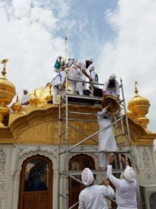 Sri Harmandir Sahib Gold cleaning Service start