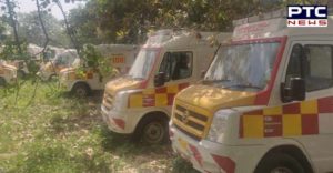 Punjab Government carelessness Modern ambulances Mohali government hospital Standing