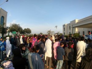 Patiala Rajiv Gandhi National University Students fourth day Protest 