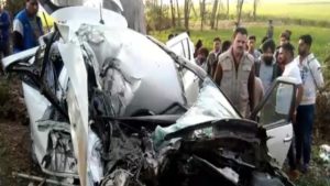 Garshankar-Banga road Swift cars and tipper Collision ,One Death