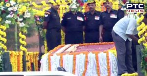 Goa Chief Minister Manohar Parrikar Dead body Panaji BJP office
