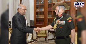 President Ramnath Kovind Army Chief Bipin Rawat Param Vishisht Seva Medal