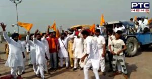 Guru Har Sahai Youth Akali Dal rally Arriving Akali workers