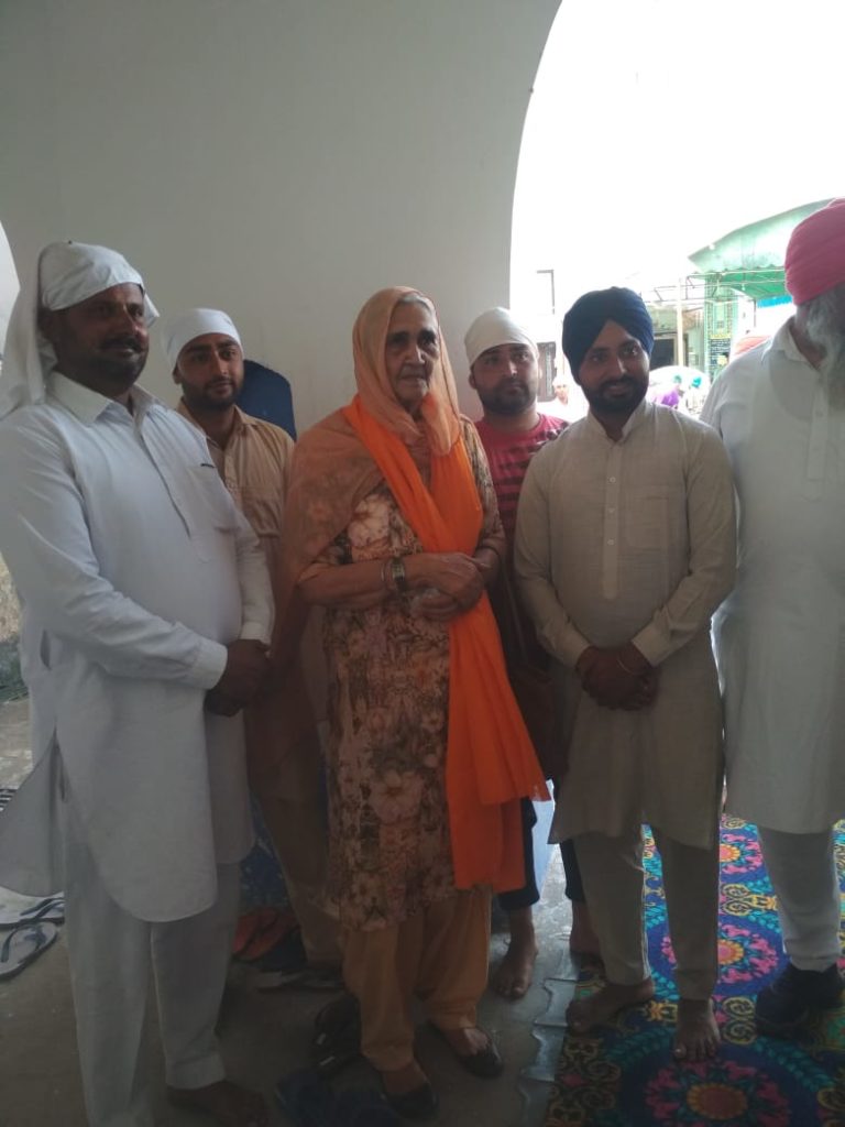 Wife of Sukhdev Dhindsa campaigns for her son Parminder Dhindsa in Sangrur