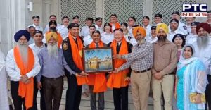 Canada 50 police officers delegation at Sri Harmandir Sahib