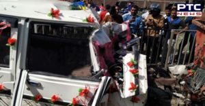 Ludhiana Dhandari Kalan Dali car Accident , bride Including 4 death