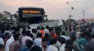 Andhra Pradesh bus collides with jeep 13 people killed